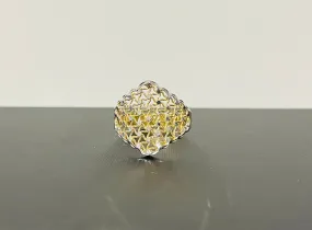 10k Yellow and White Gold Filigree Ring