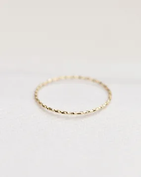 14k Sparkle Ring