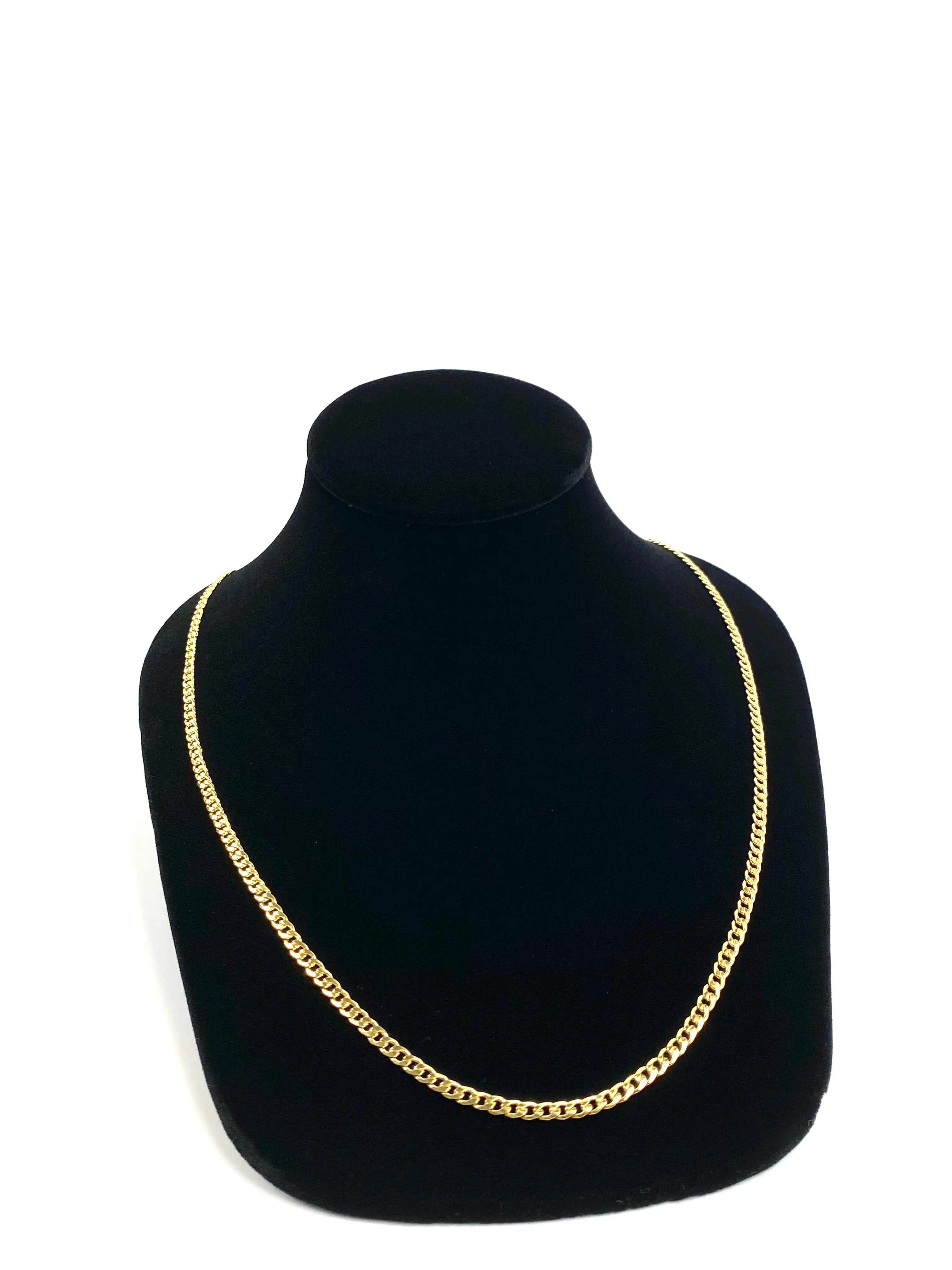 14KGF 24” 3mm Cuban Curb Chain, 14KGF, 14K Gold Filled, 14K Gold Fill, 14K Gold, Sku:23309CHR-24