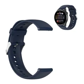 22mm sporty silicone watch strap for Huawei watch - Navy Blue