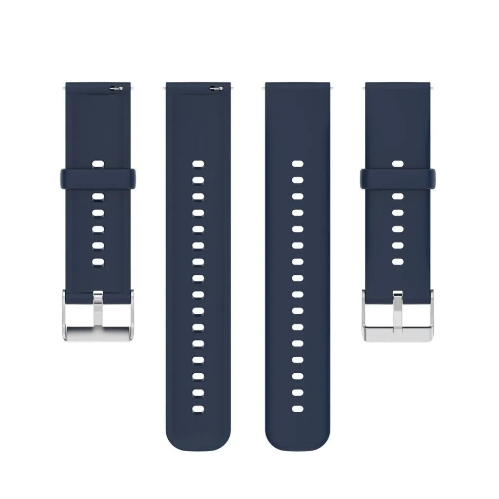 22mm sporty silicone watch strap for Huawei watch - Navy Blue