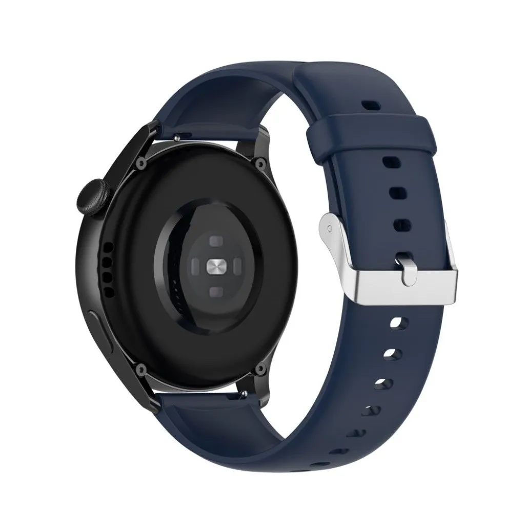 22mm sporty silicone watch strap for Huawei watch - Navy Blue