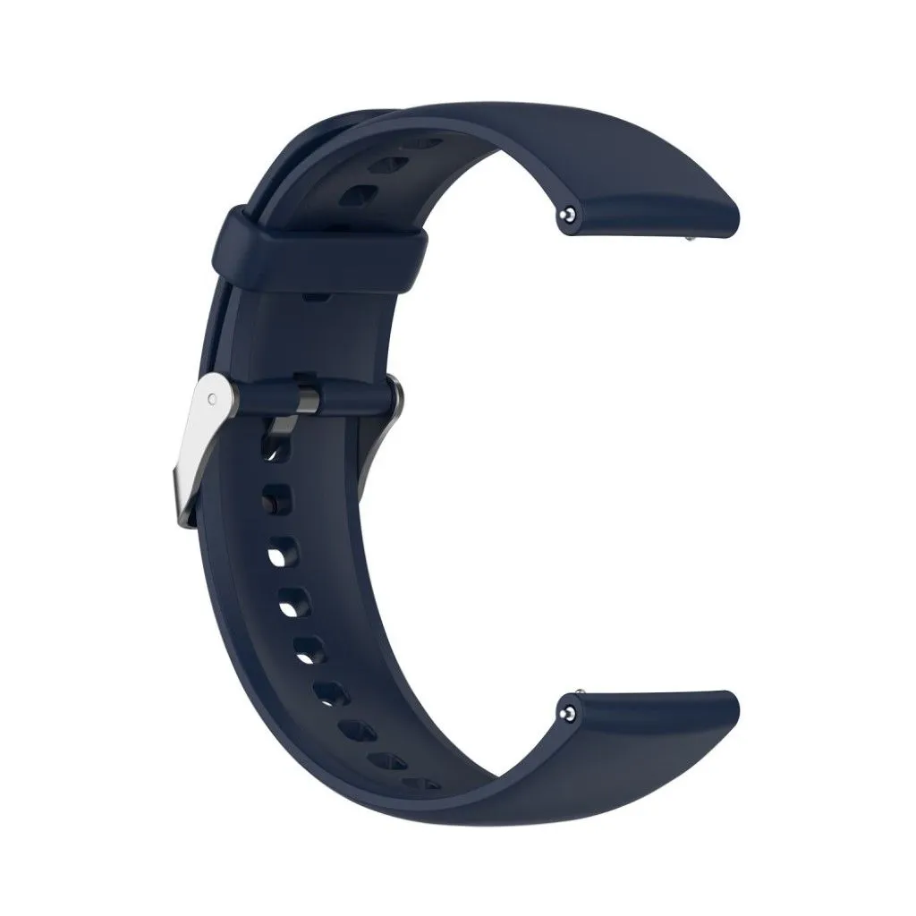 22mm sporty silicone watch strap for Huawei watch - Navy Blue