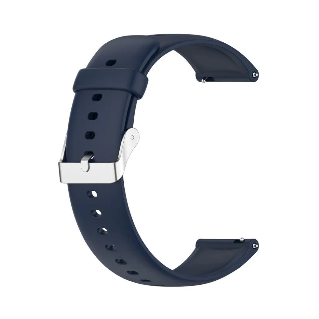 22mm sporty silicone watch strap for Huawei watch - Navy Blue