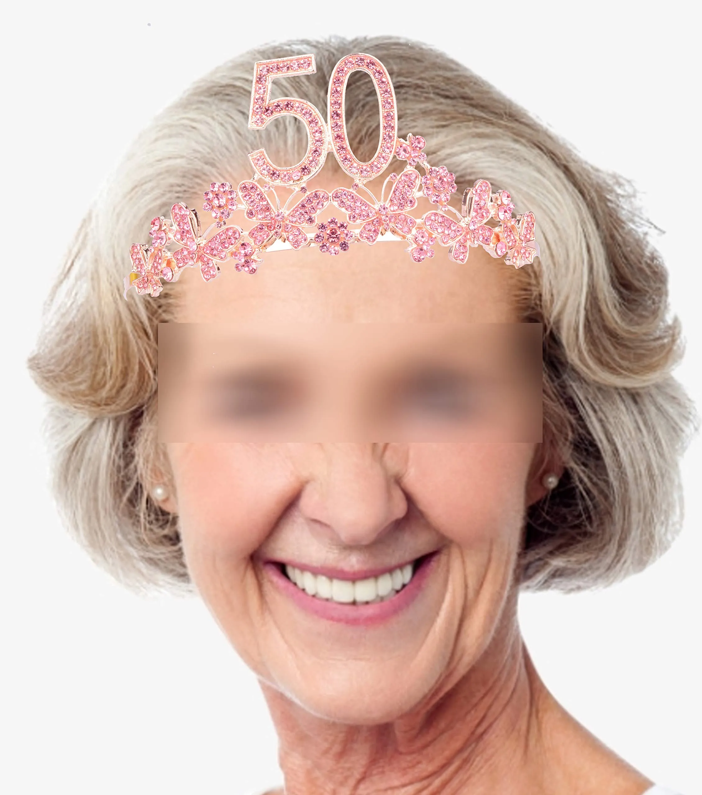 50th Birthday Gifts for Women, 50th Birthday Tiara and Sash, Its My 50th Birthday Sash