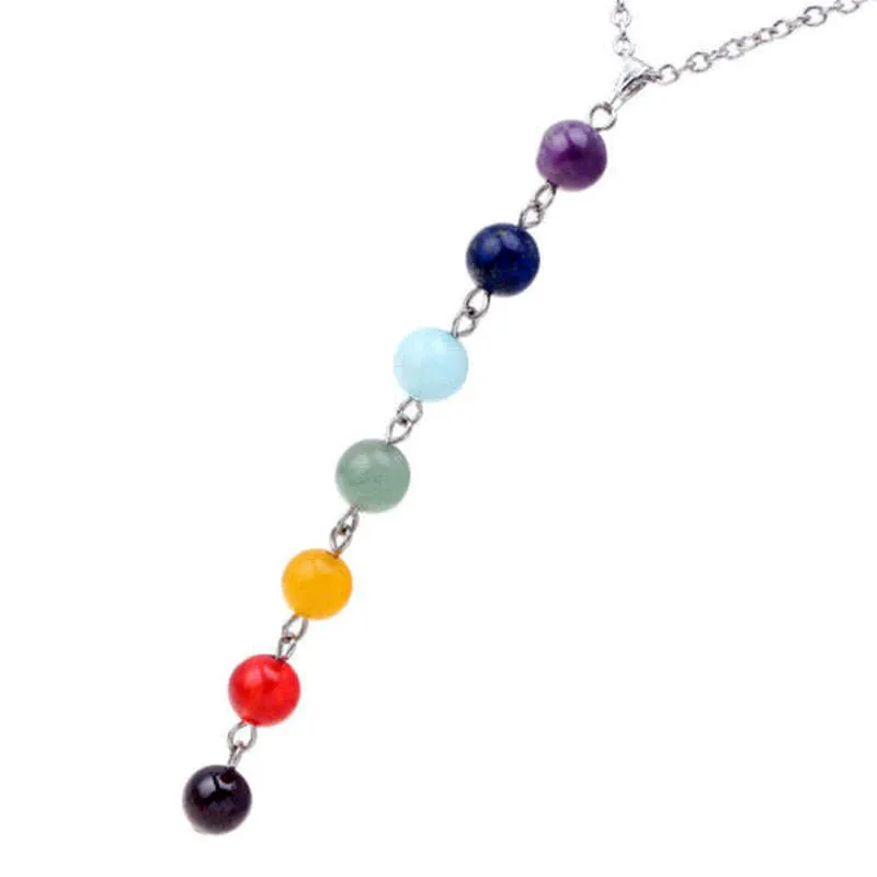 7 Chakra Energy Healing Beads Necklace