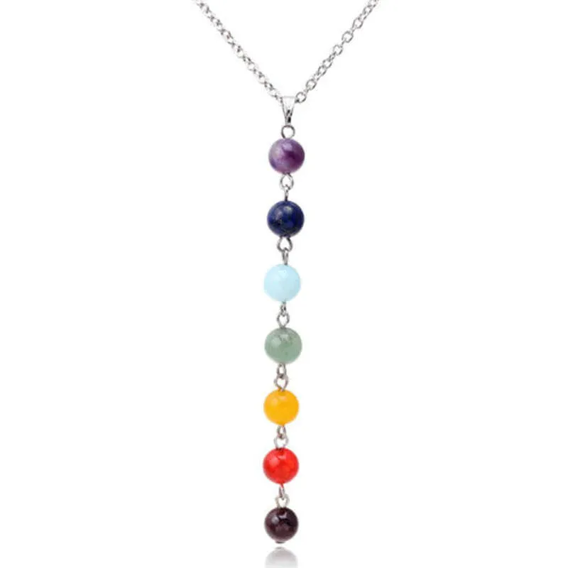 7 Chakra Energy Healing Beads Necklace