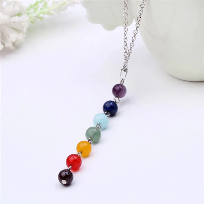 7 Chakra Energy Healing Beads Necklace