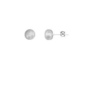 705-07 | 7 MM FRESHWATER PEARL STUD EARRING (GRAY)