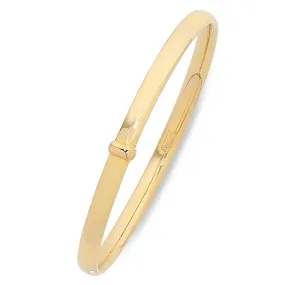 9ct Solid Yellow Gold Bangle