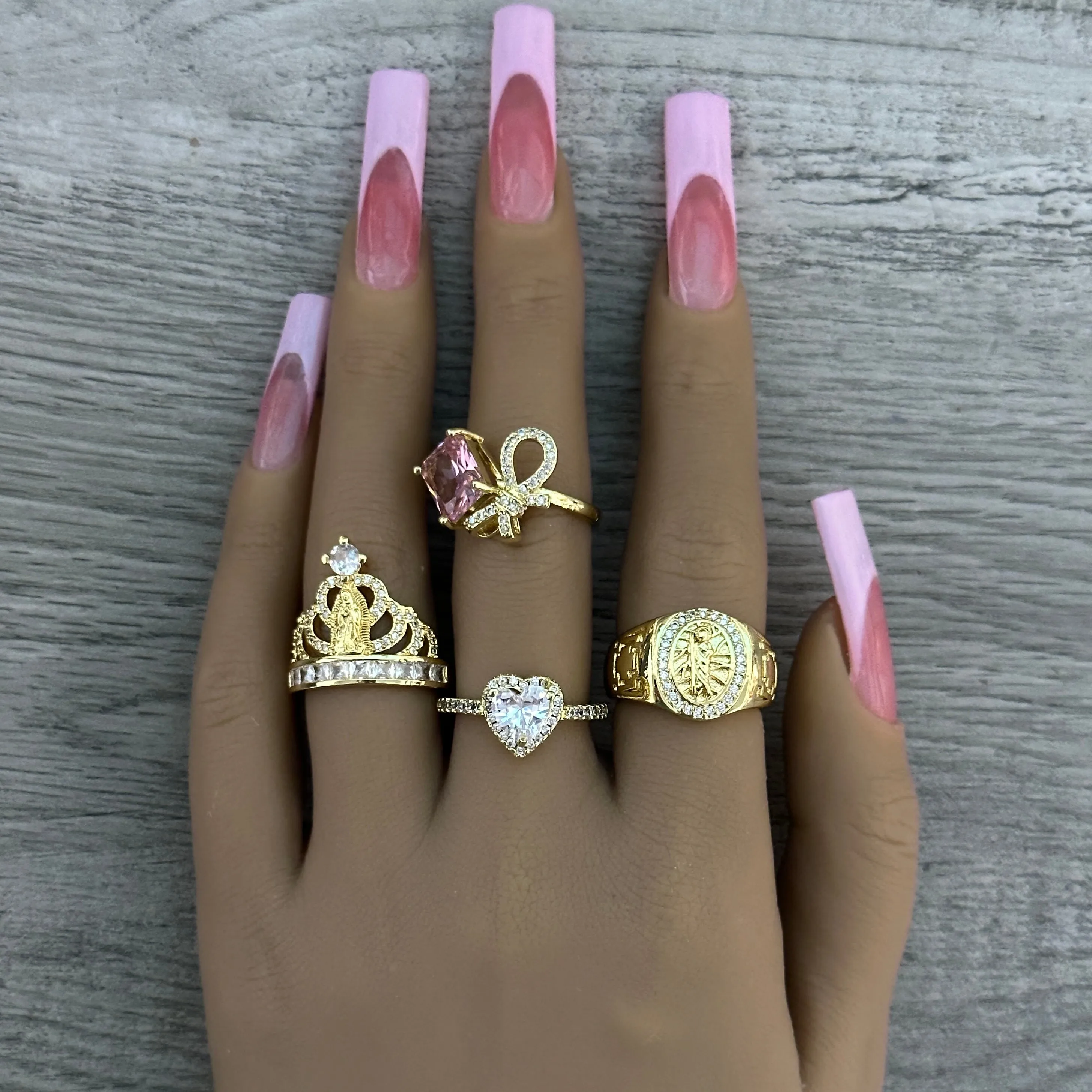 Adjustable Pink Ring