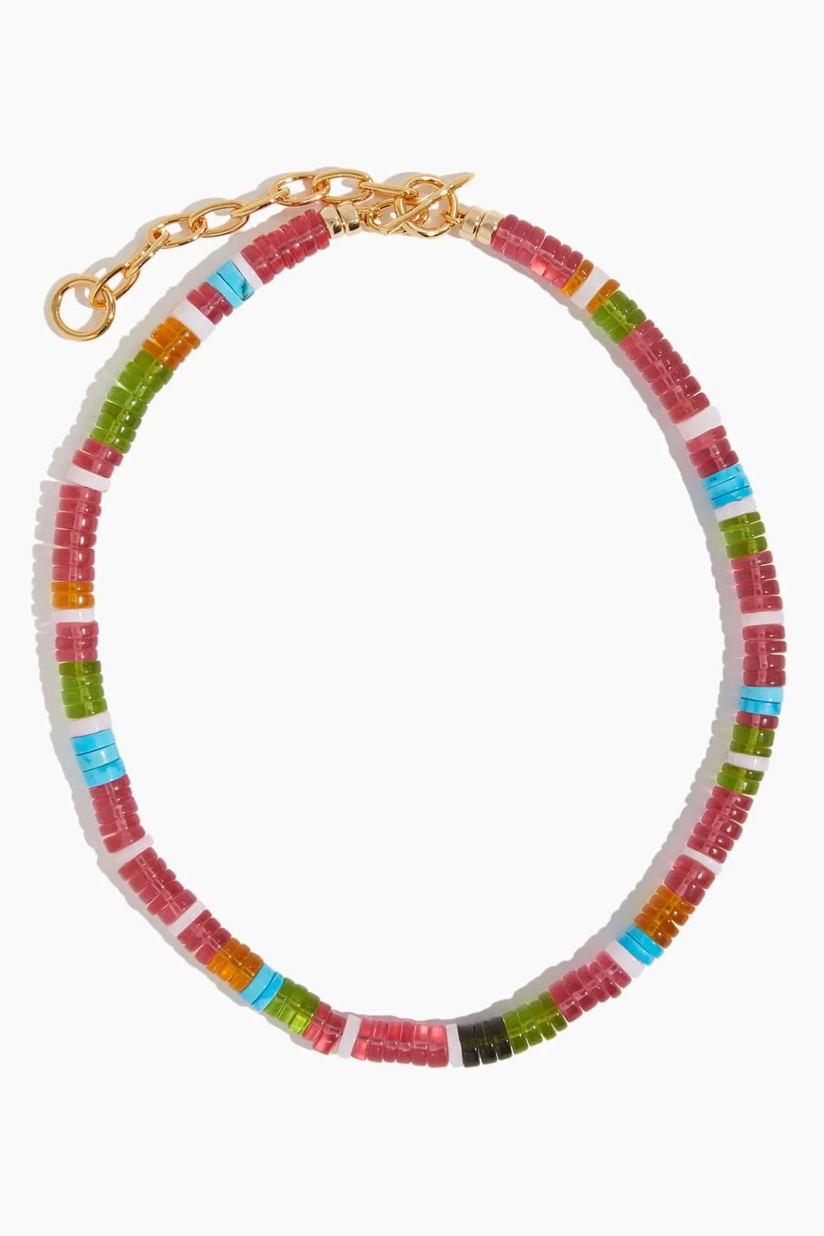 Agosto Necklace in Watermelon Pink