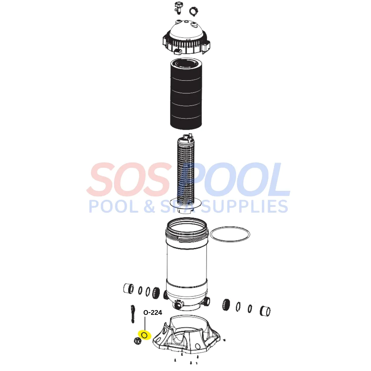 Aladdin Plug O-Ring For PLF27000 and PLF35000 Pipeline Filters | O-224