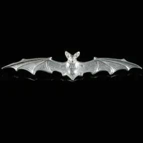 Antique Victorian Silver Bat Brooch Circa 1880