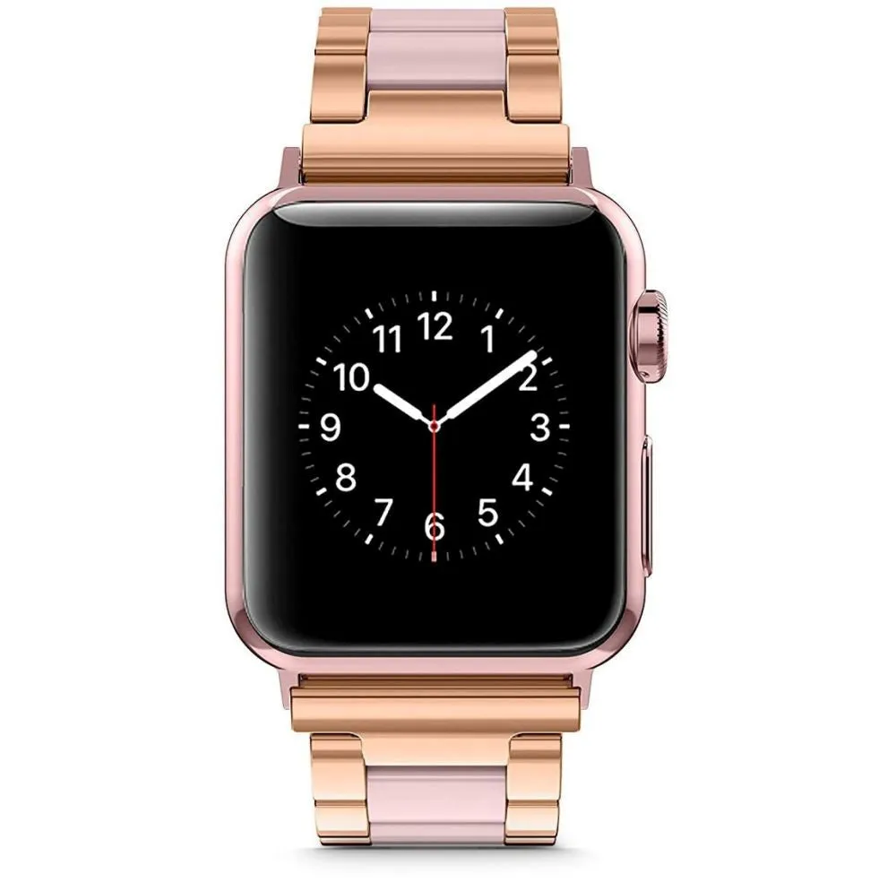 Apple Watch (38/40/SE/41/42mm) Tech-Protect Rustfri Stål Rem - Guld