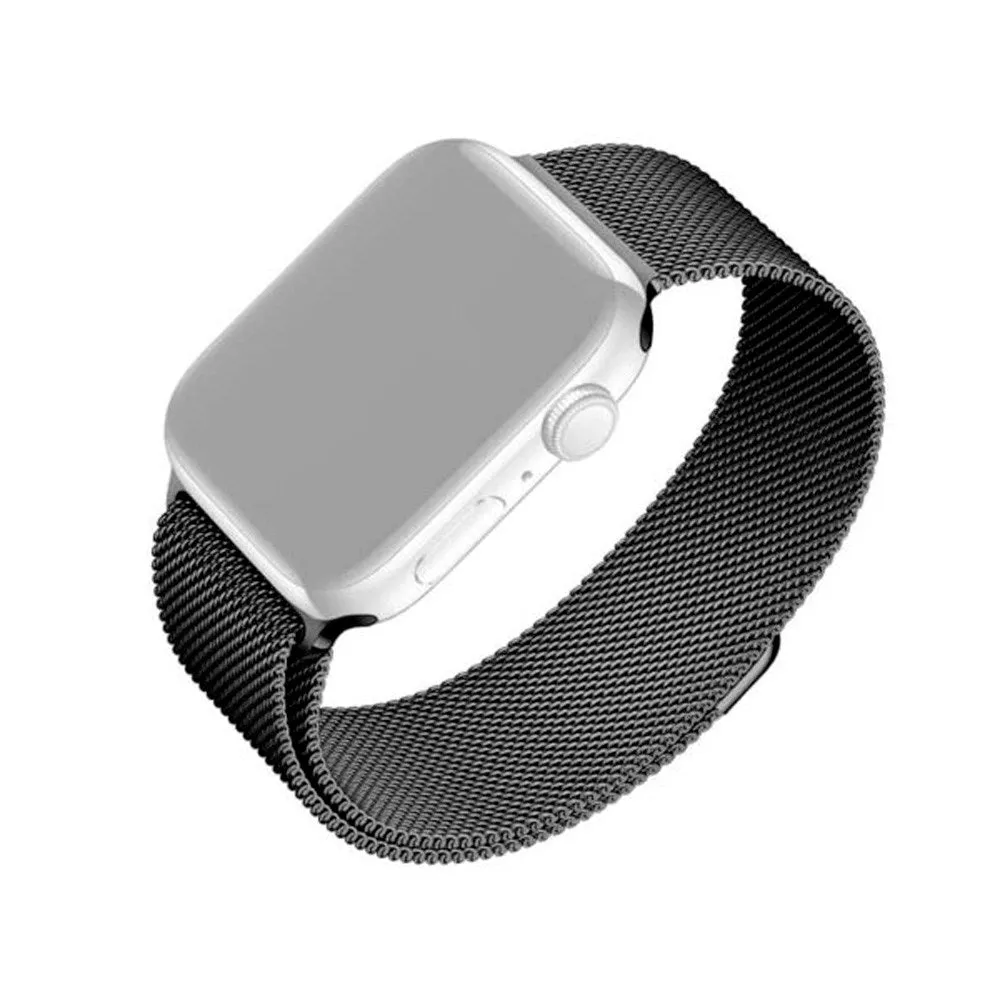 Apple Watch (38/40/SE/41mm) Fixed Mesh Rem - Sort