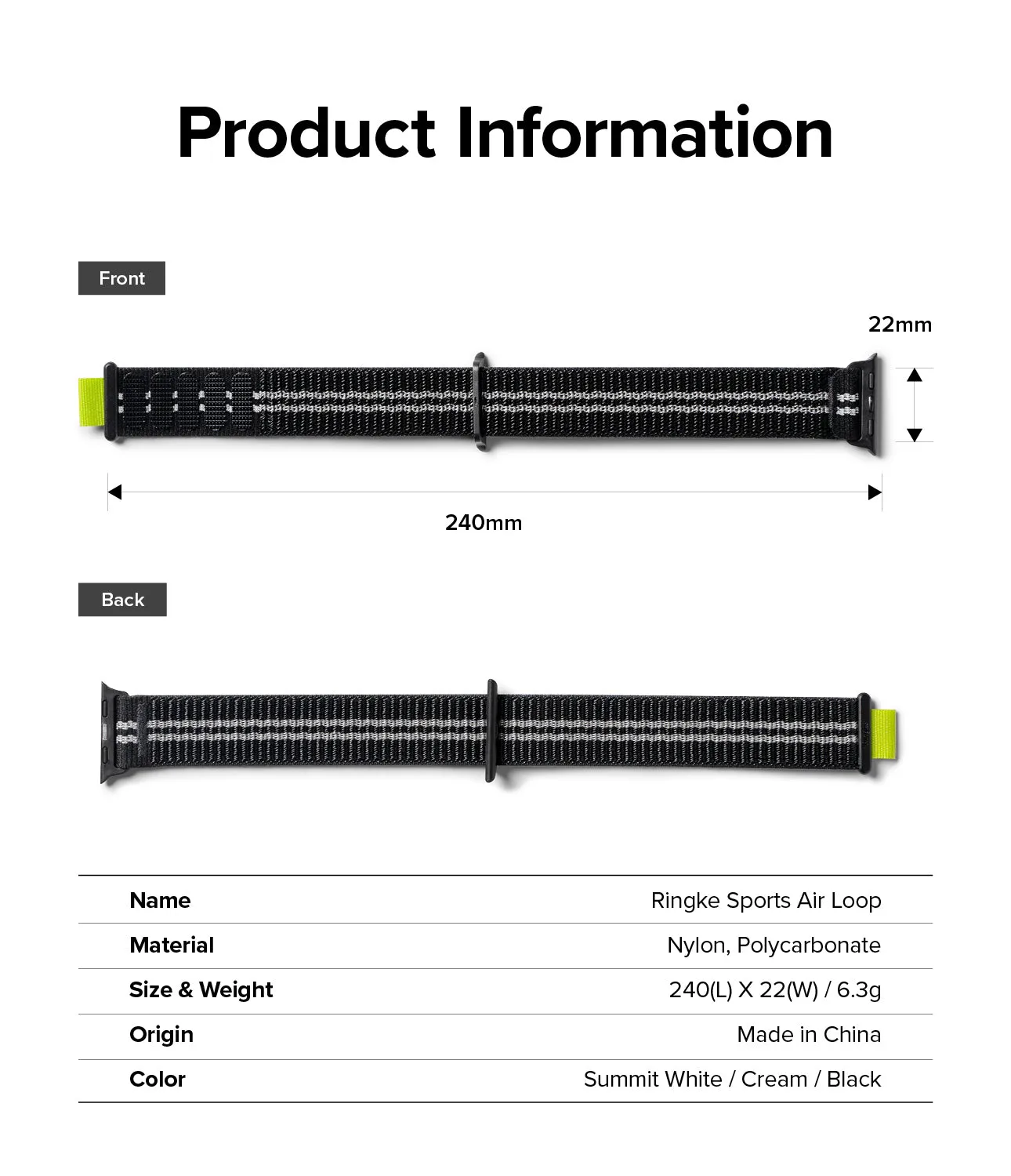 Apple Watch 41mm / 40mm / 38mm | Sports Air Loop