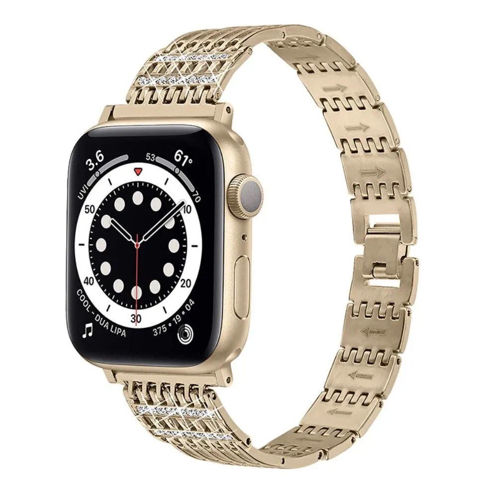 Apple Watch (41mm) elegant stainless steel watch strap - Gold