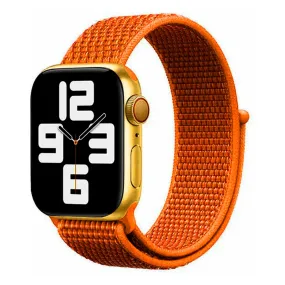 Apple Watch (42/44/SE/45/46/49mm) Lippa Nylon Rem - Orange