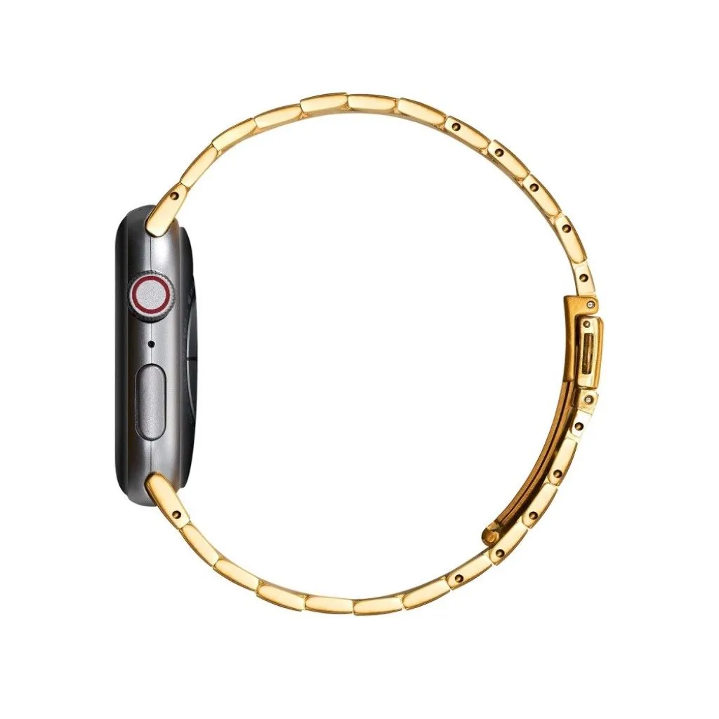 Apple Watch 42mm - 44mm ultra thin stainless steel watch strap - Gold