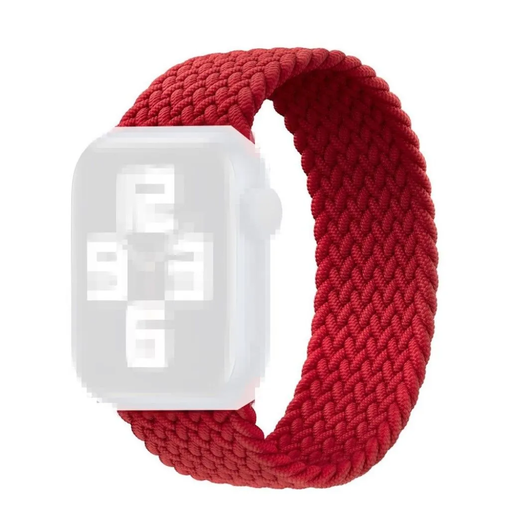 Apple Watch Series 6 / 5 44mm nylon watch band - Red / Size: M