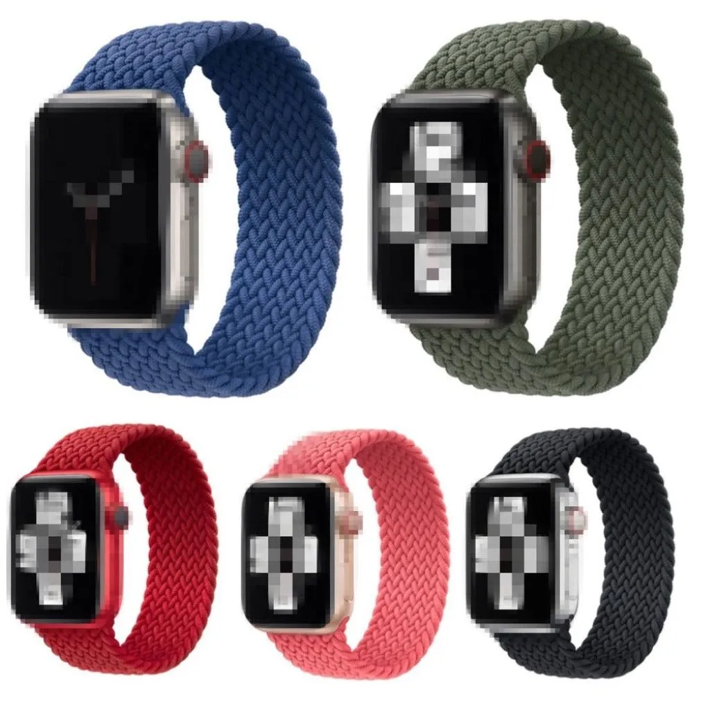 Apple Watch Series 6 / 5 44mm nylon watch band - Red / Size: M