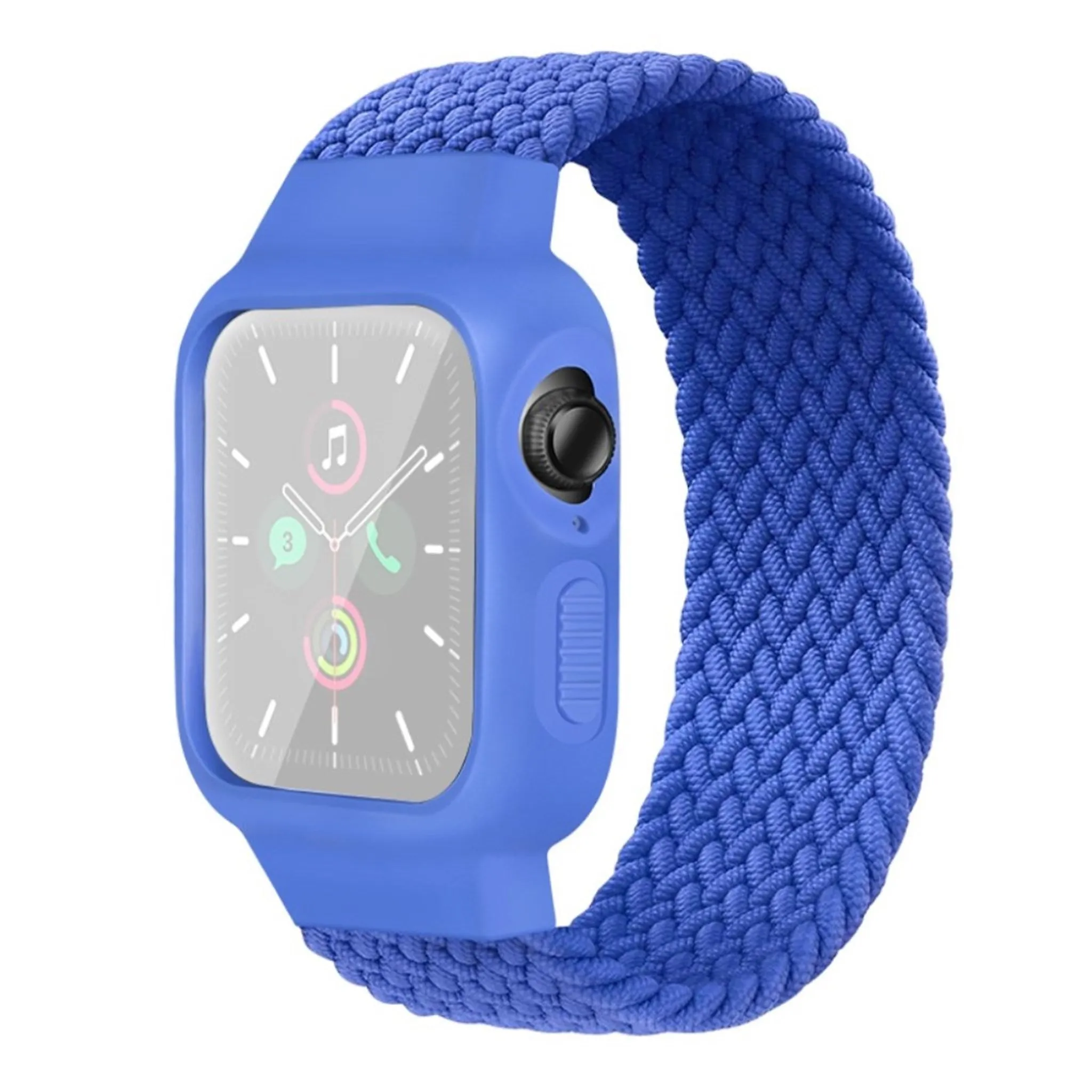 Apple Watch Series 6 / 5 44mm simple nylon watch band - Blue  / Size: 150mm