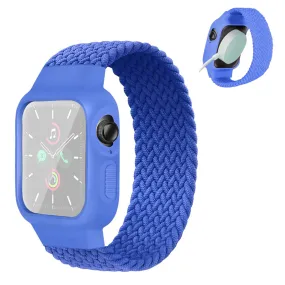 Apple Watch Series 6 / 5 44mm simple nylon watch band - Blue  / Size: 150mm