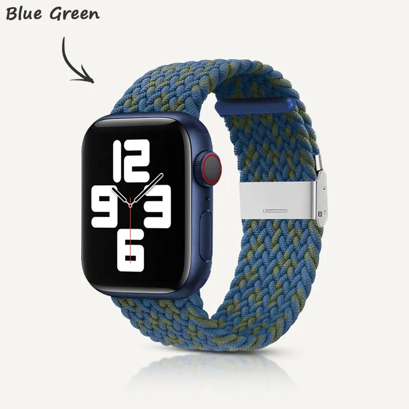 Apple Watch Series |  W Texture Nylon Woven Strap (Watch clasp series)