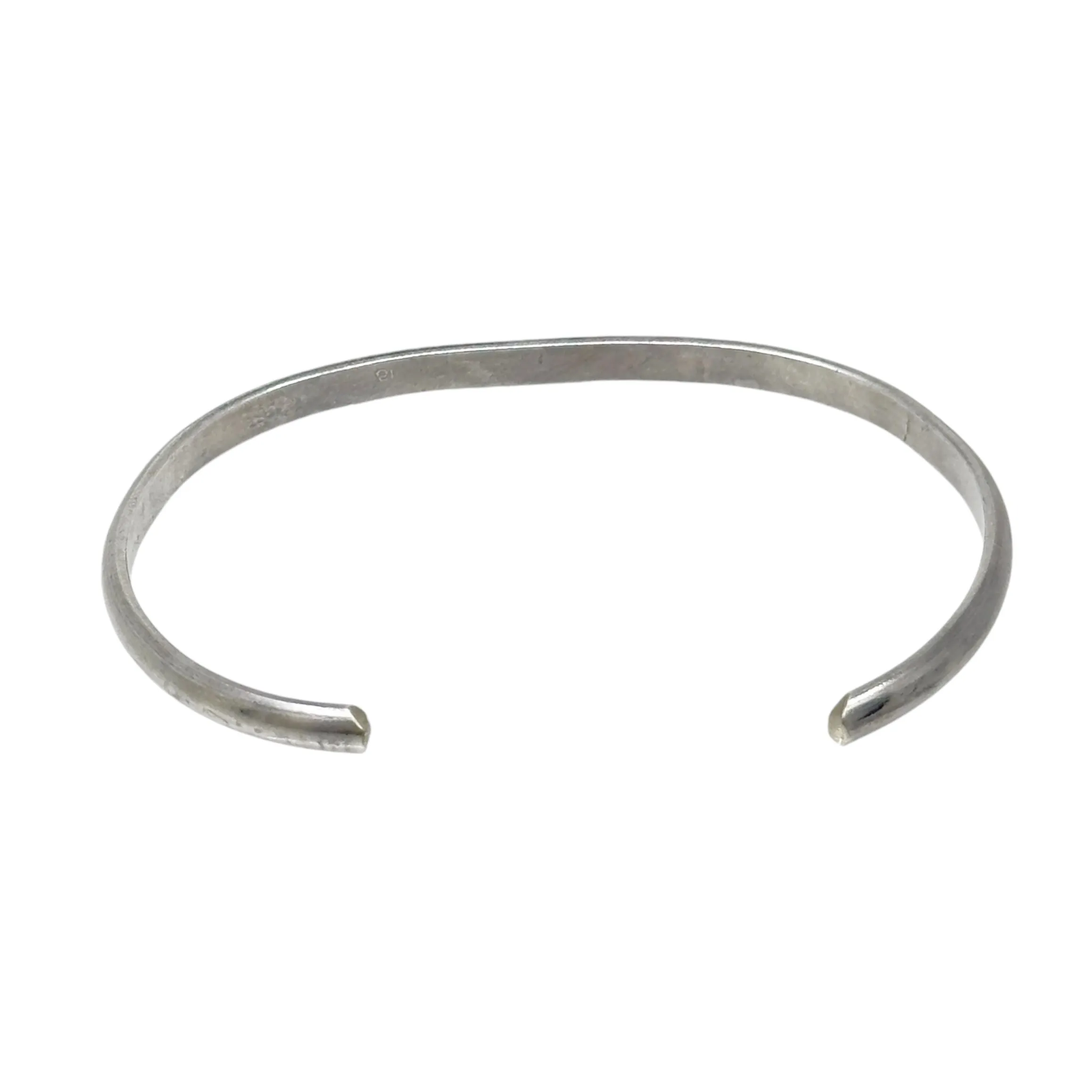 Arnold Maloney Navajo sterling silver cuff bracelet