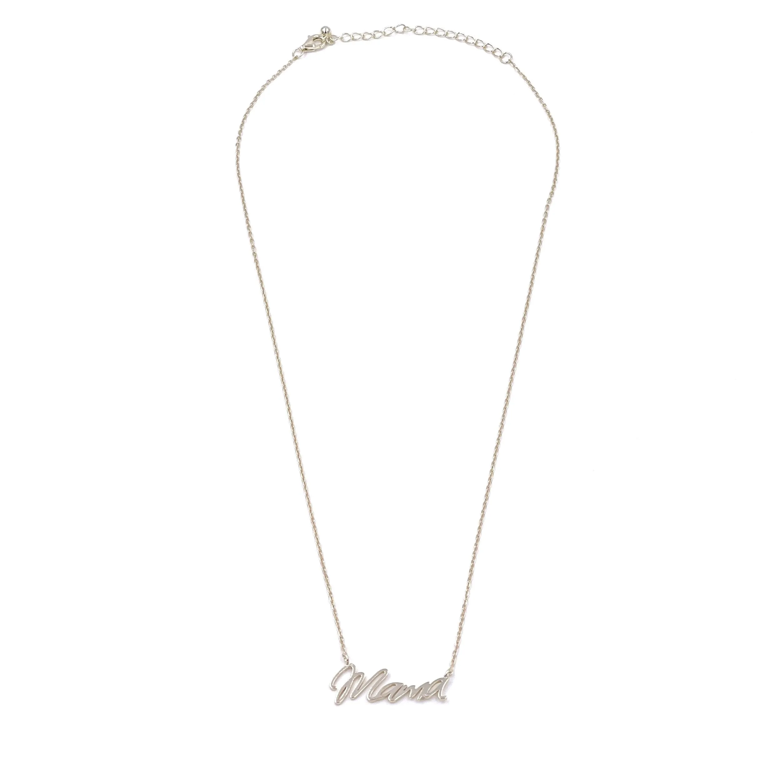 Ashley Gold Sterling Silver Gold Plated "MAMA" Necklace