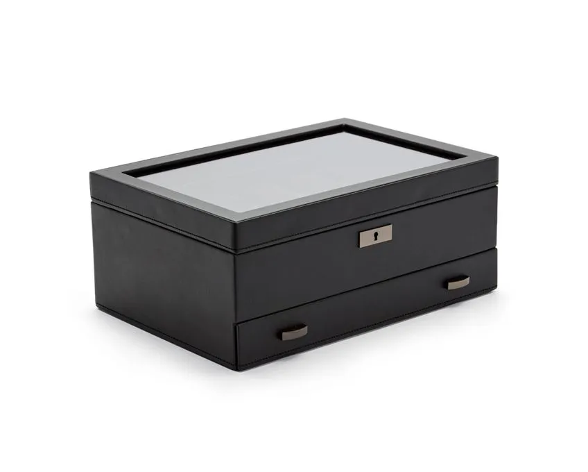 Axis 10 Piece Watch Box with Additional Storage Drawer