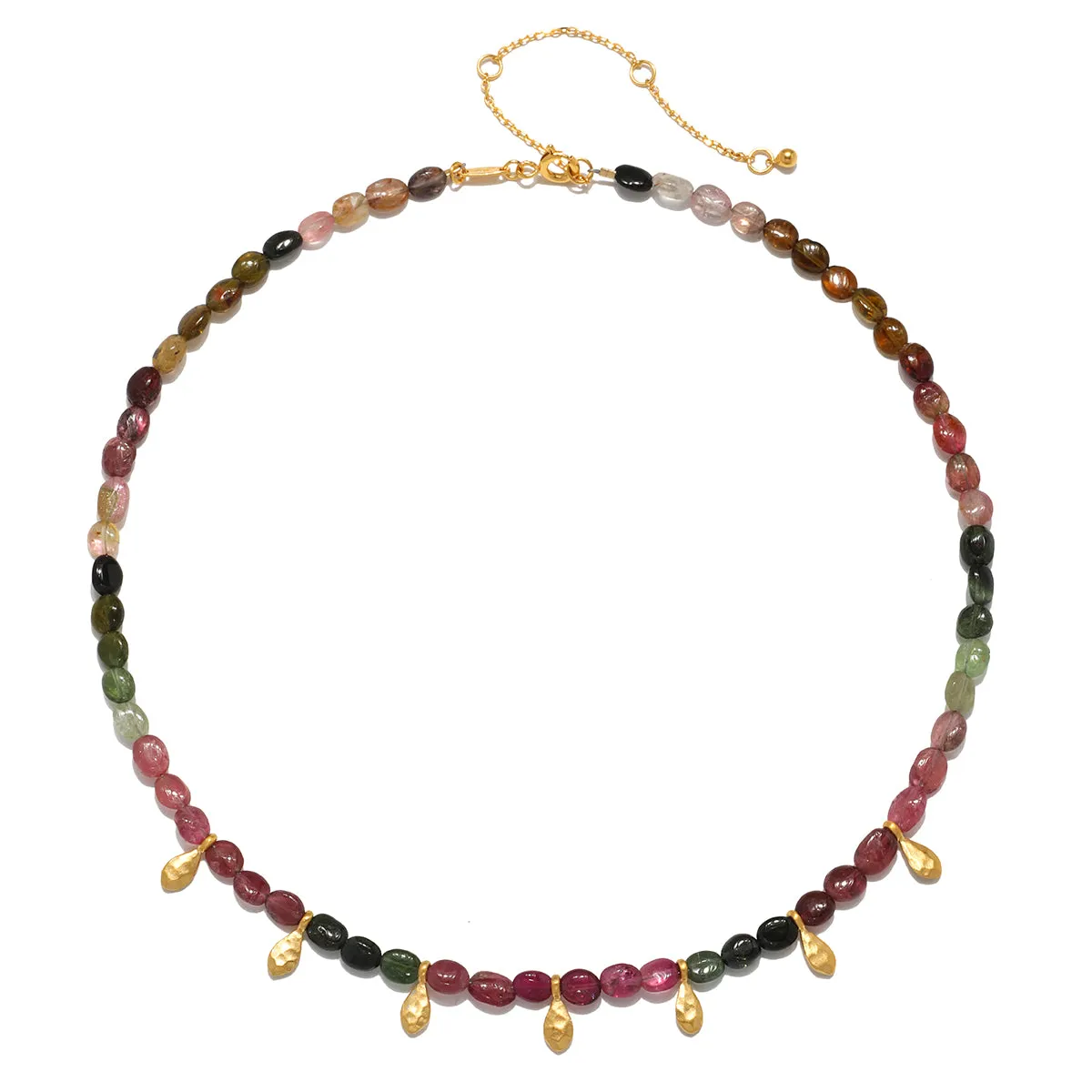 Beginning to Bloom Tourmaline Necklace