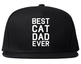 Best Cat Dad Ever Mens Snapback Hat