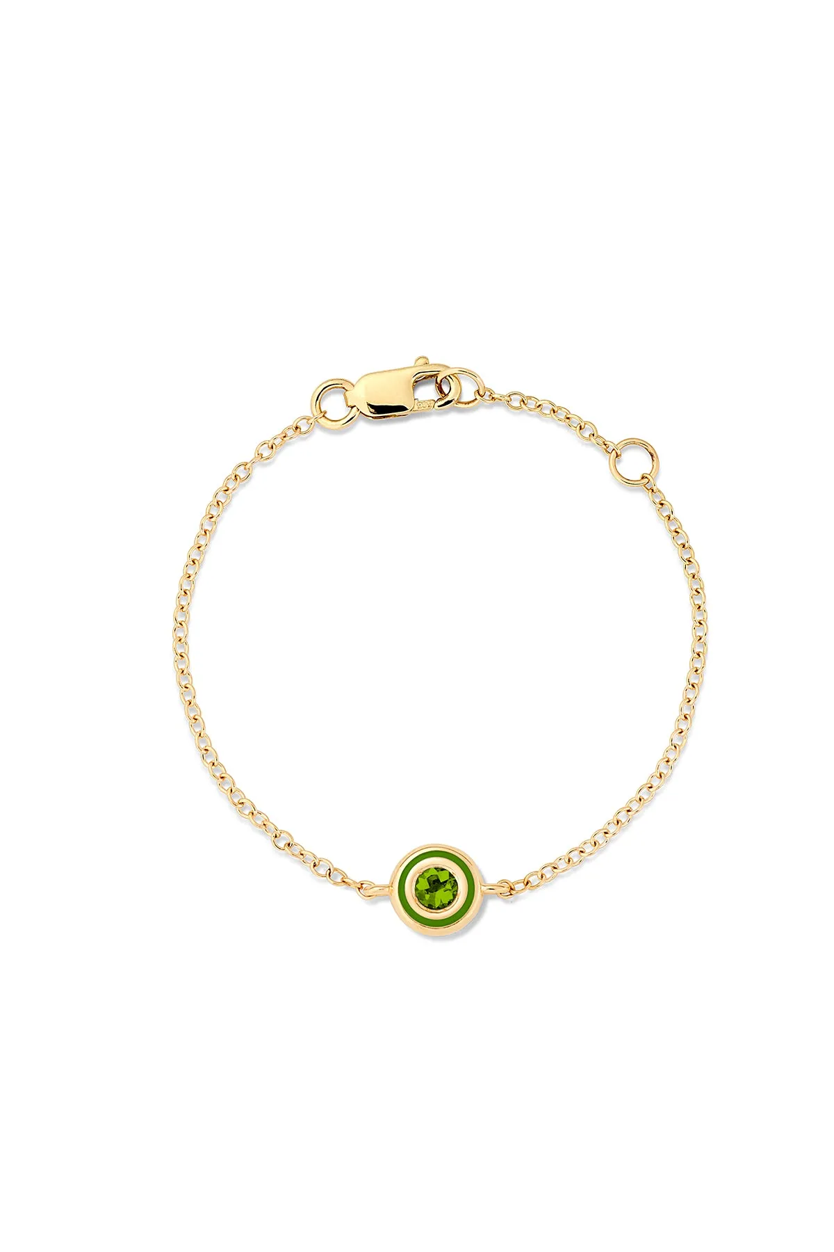 Birthstone Bezel Baby Bracelet