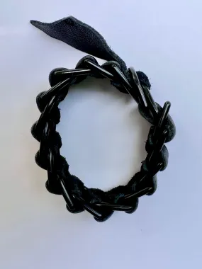 Black on Black Woven Cuff