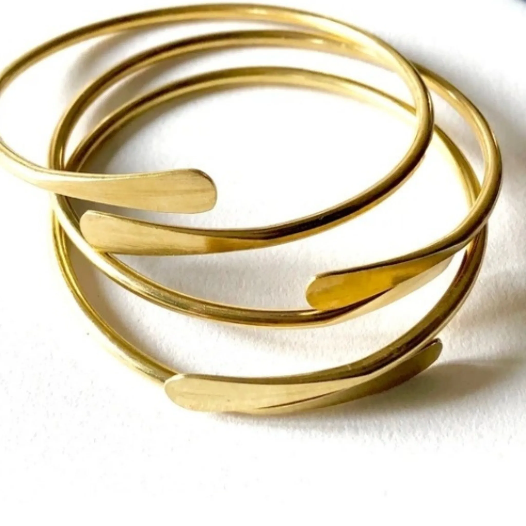 Brass Coil Bangle