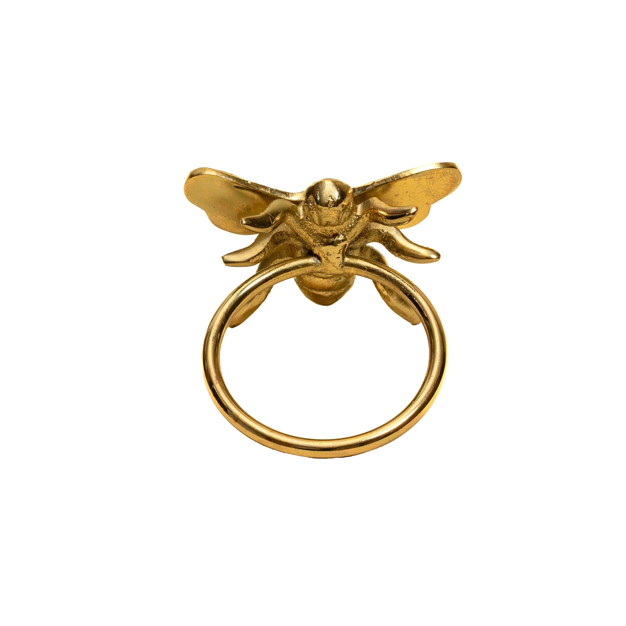 Brass Napkin Ring Honey Bee