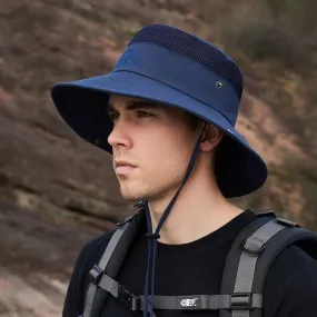 Camping Hat With Lighteright Breathable Mesh