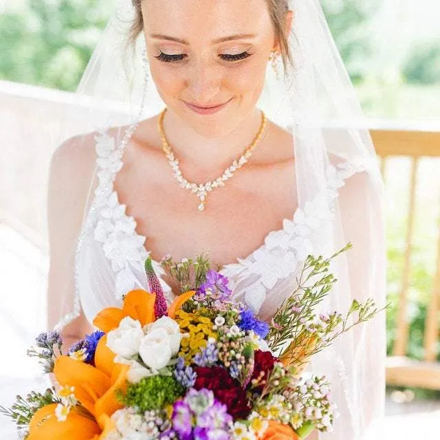 Carrie - Pearl Bridal Earrings