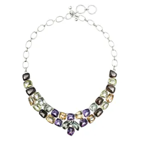 Catherine Necklace, Multi Quartz