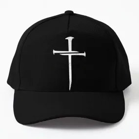 Christian Nail Cross Faith Distressed Religious Men Women Cap