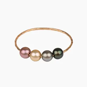 Classic Quad Pearl Bangle