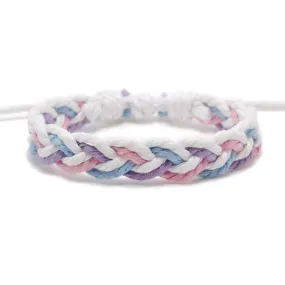 Cotton Multicolor Cotton Woven Bracelet 純棉多色編織手鍊 KJBR16137