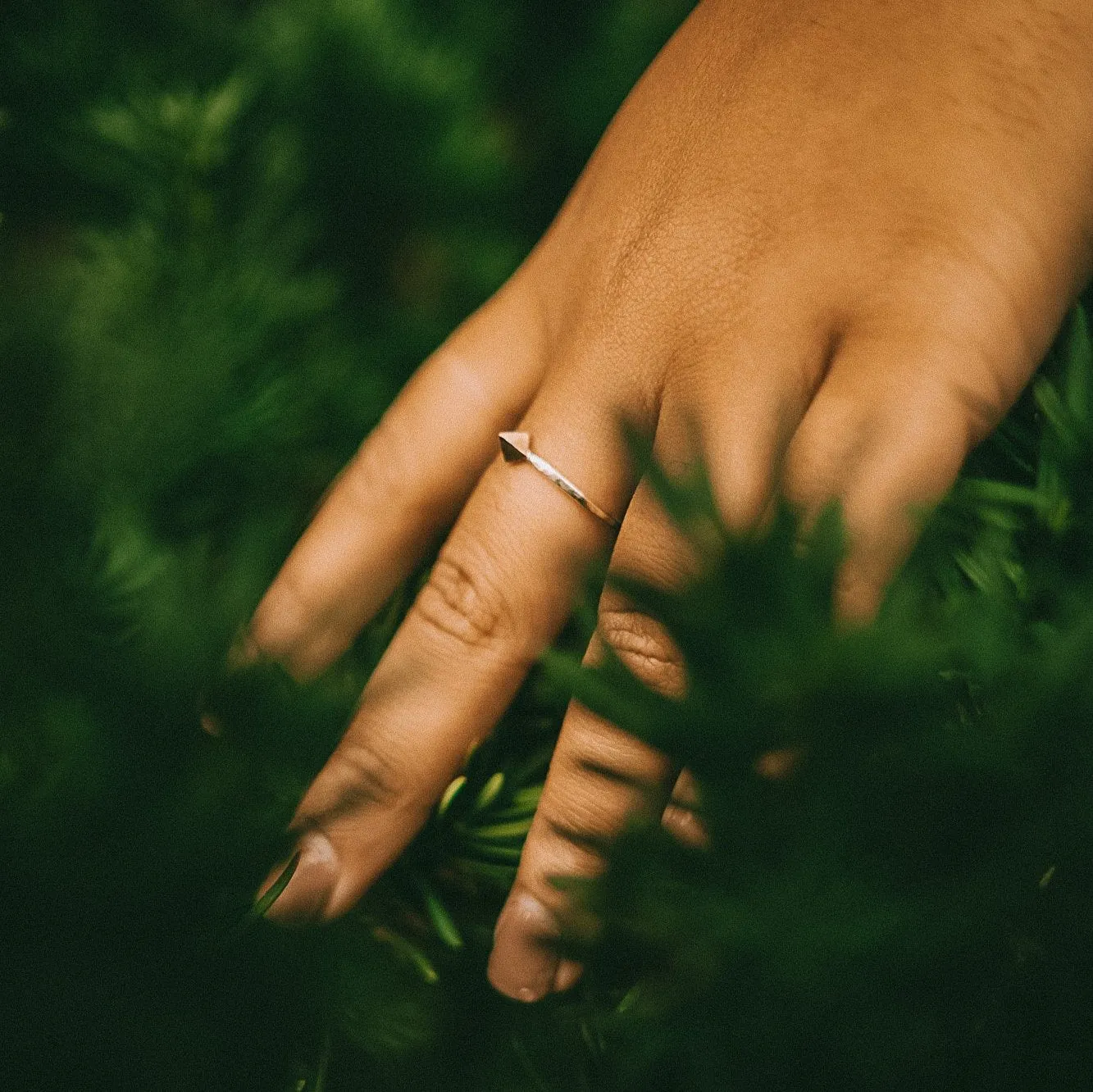 Dainty Petite Spike Stacking Ring - Choose your Metal