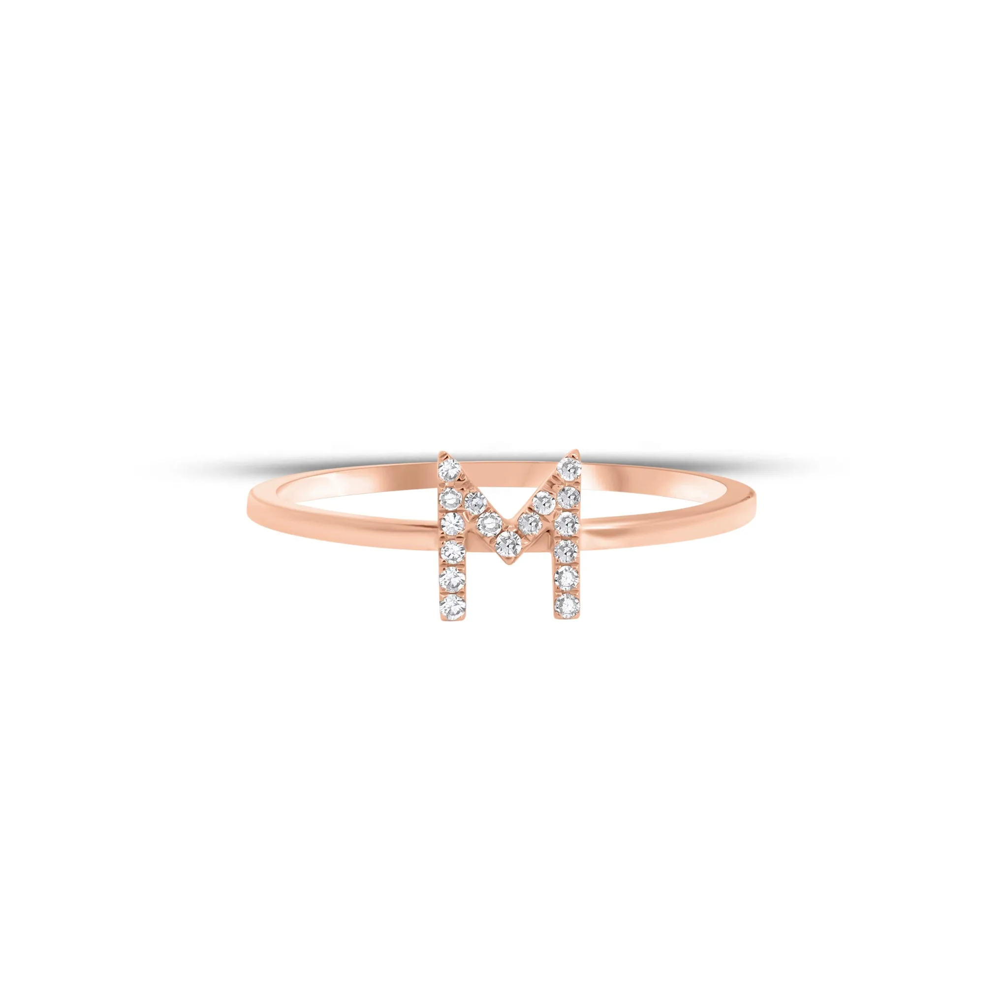 Diamond Initial Ring