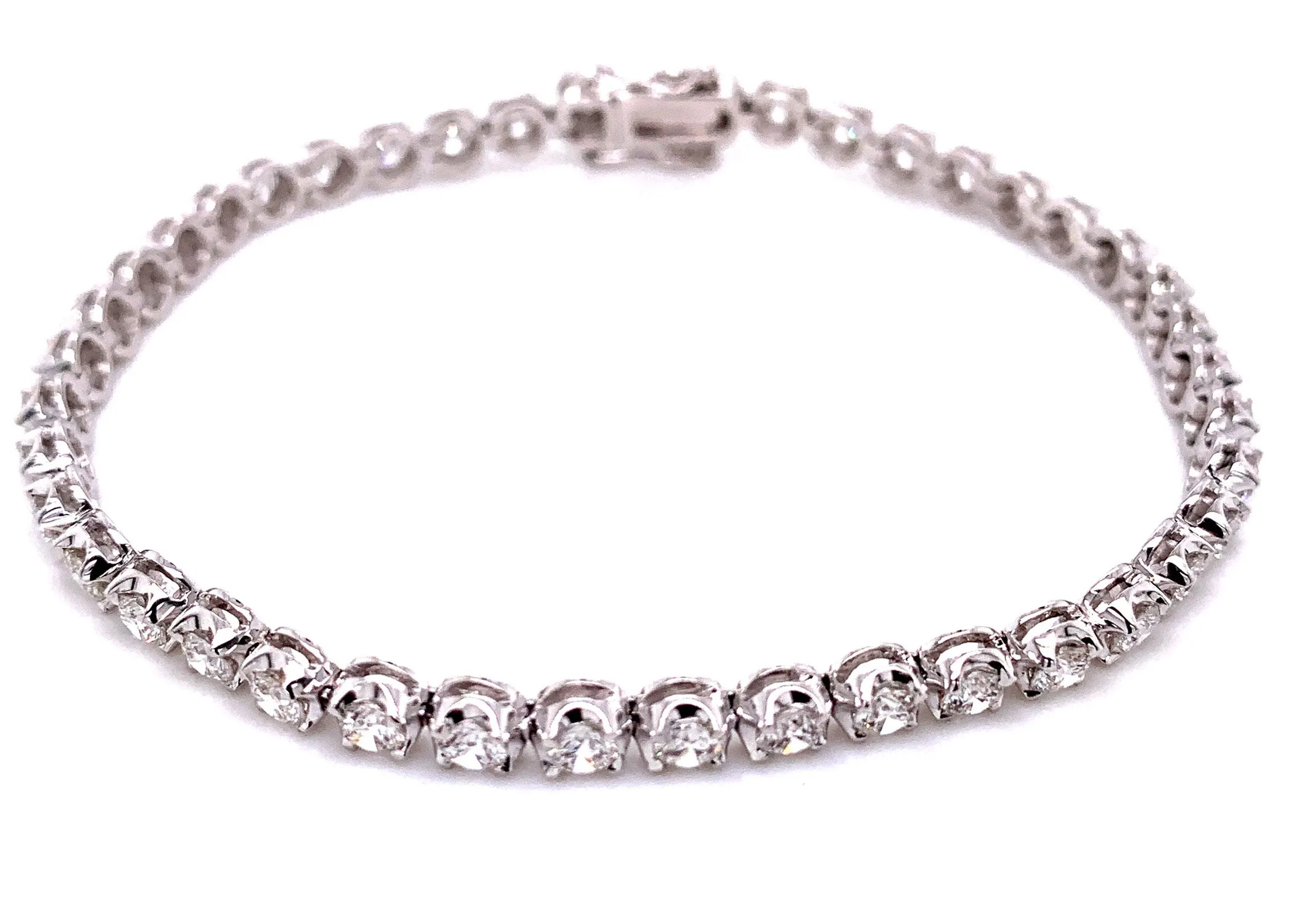 Diamond Tennis Bracelet 4.03CT T.W.