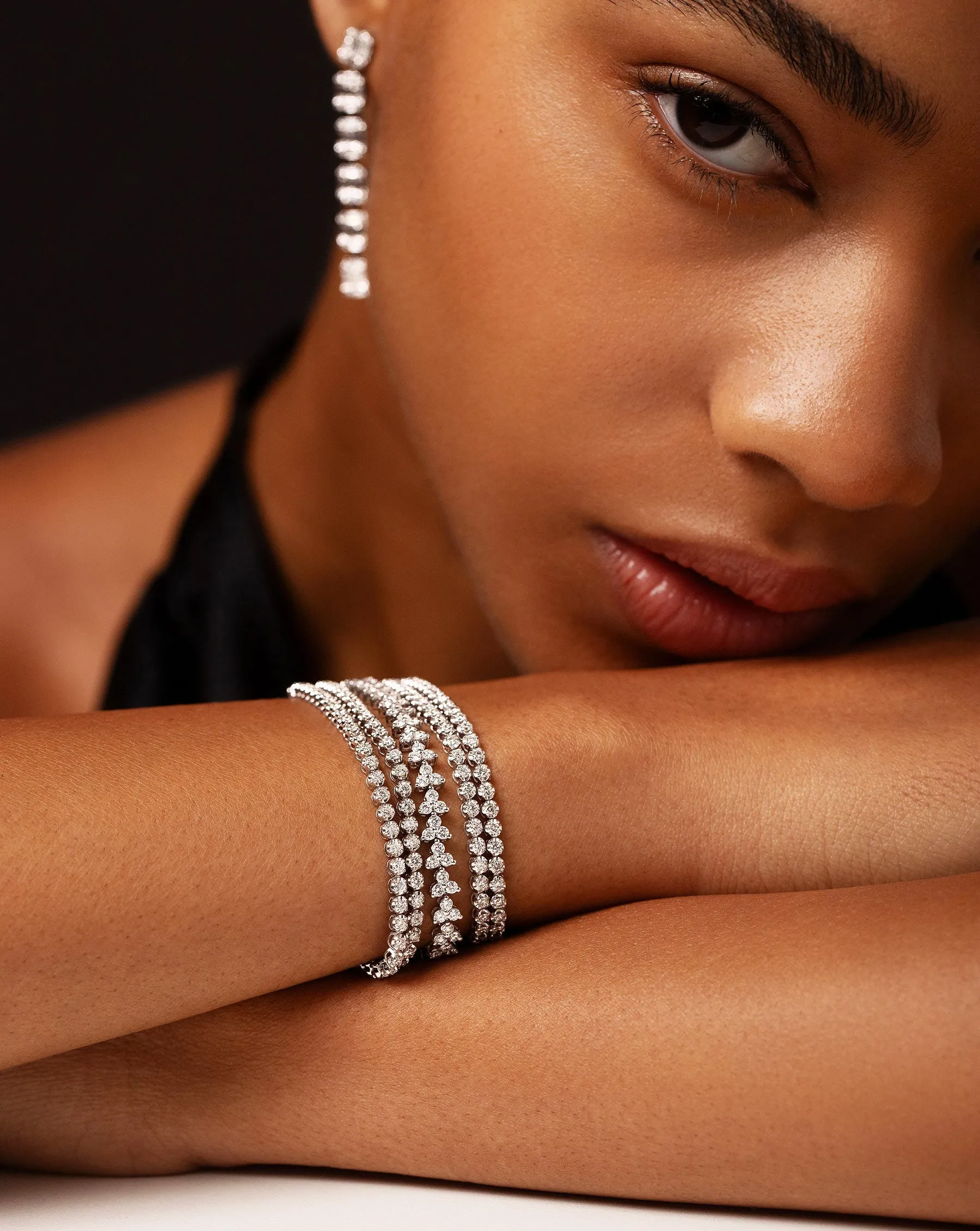 Diamond Trio Tennis Bracelet