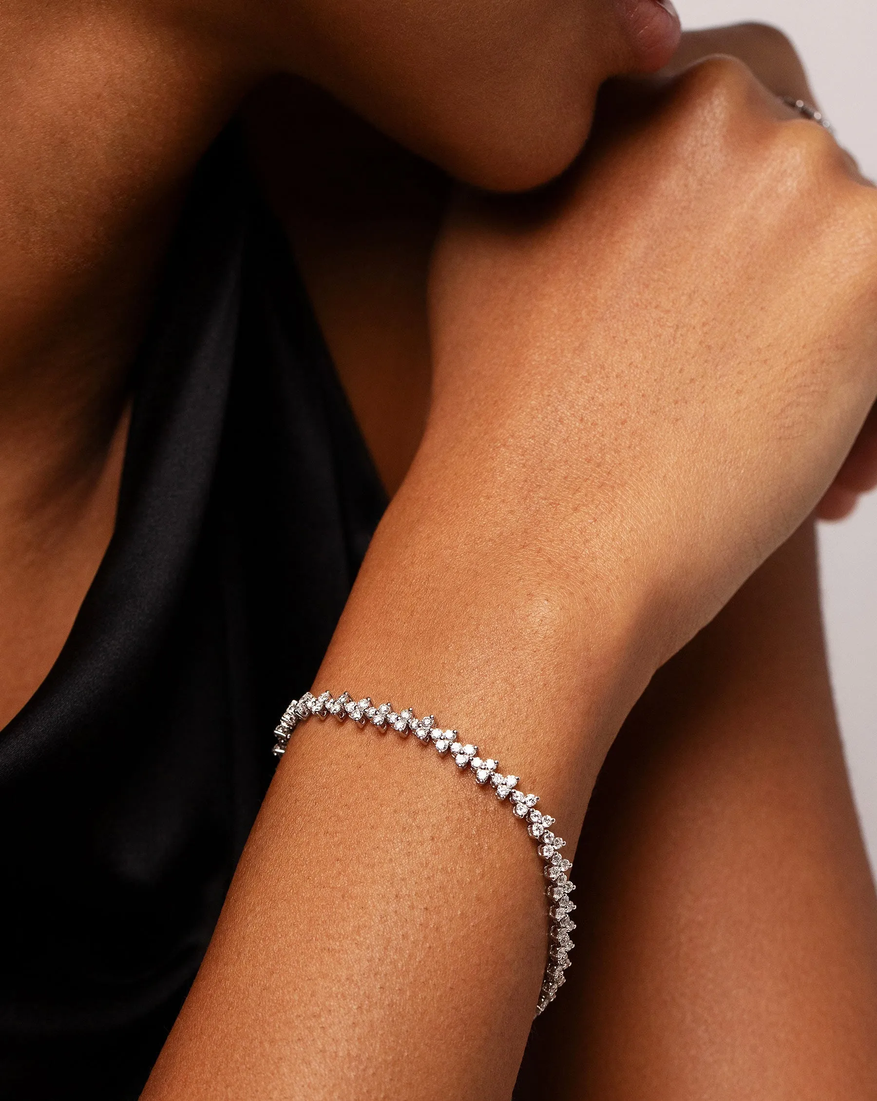 Diamond Trio Tennis Bracelet