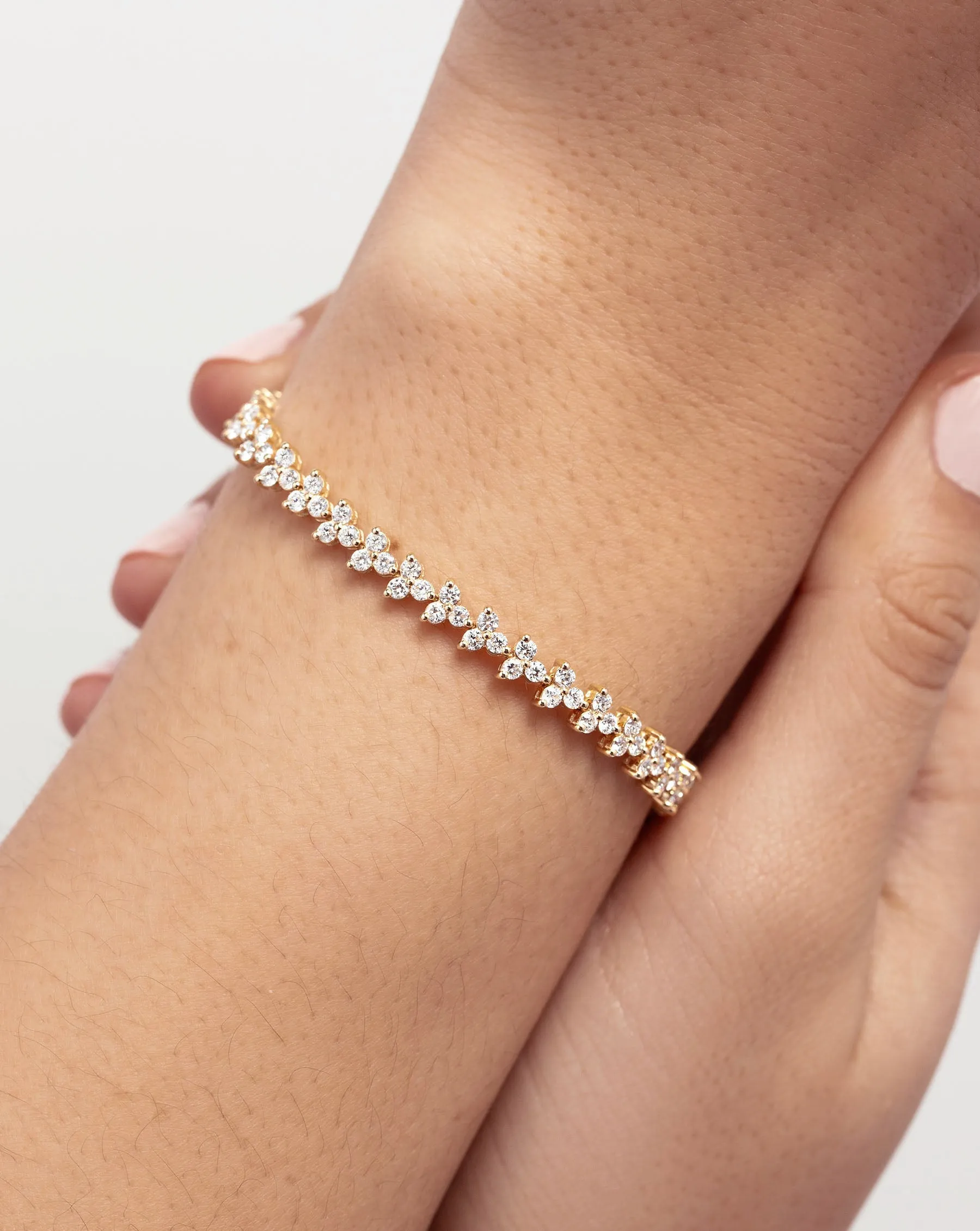 Diamond Trio Tennis Bracelet